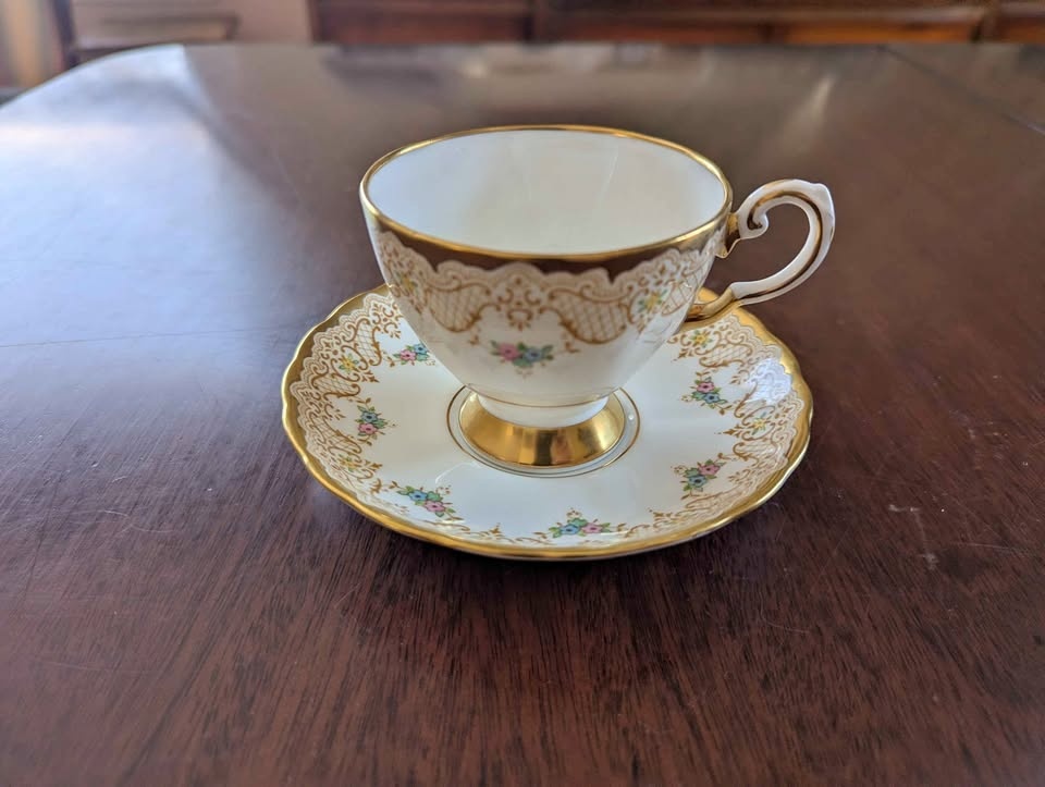 Vintage Coalport Teacup & Saucer Set