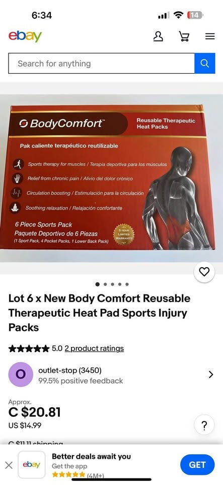 Reusable Therapeutic Heat Pads - 5 Pieces