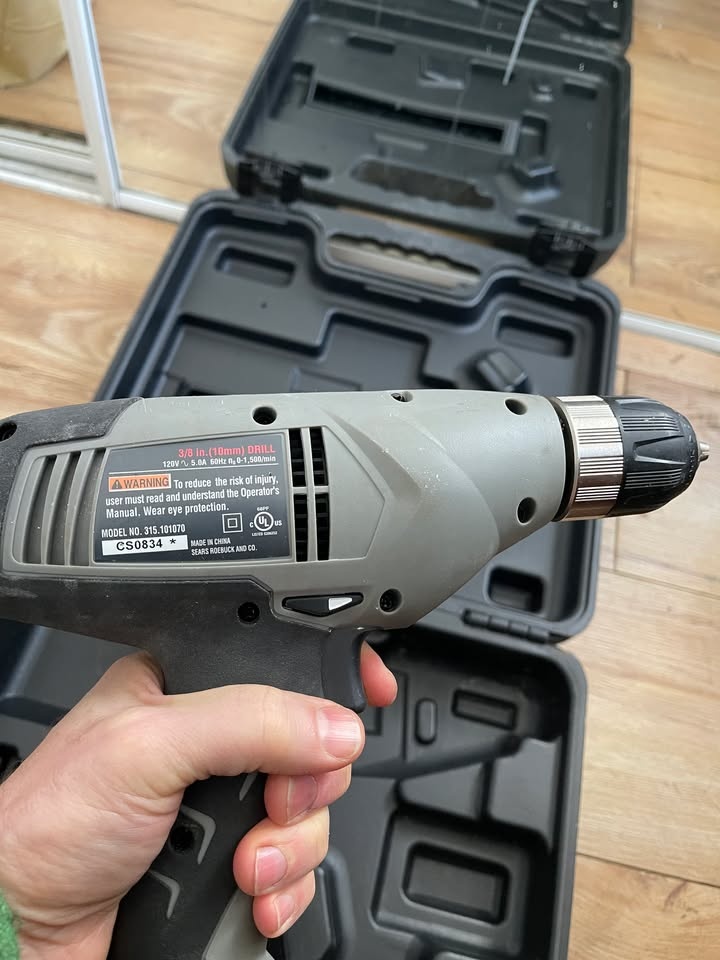 Oldschool Craftsman Electric Drill - photo 3