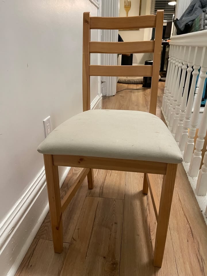 Ikea Skogsta 8' Dining Table & 8 Tonstad Chairs - photo 5