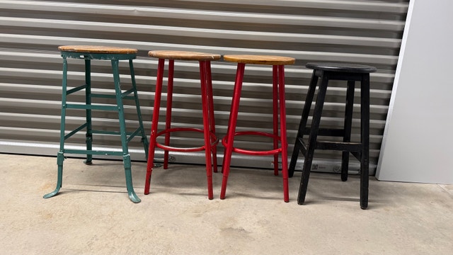 Vintage high chair stools
