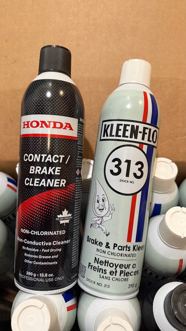 6 bottles of Brakes & Parts Cleaner Kleen Flo Honda - photo 2