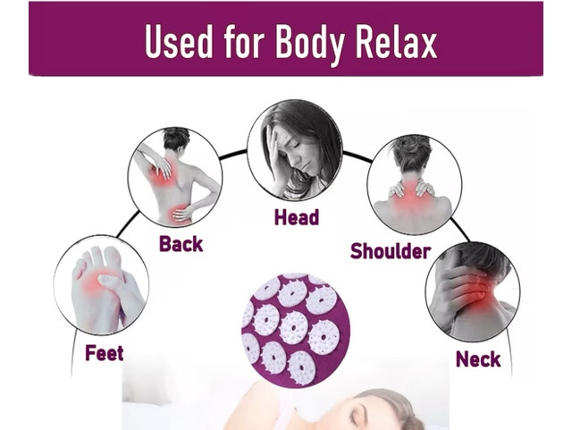 Acupressure Pain Relief Massage Pillow - photo 2