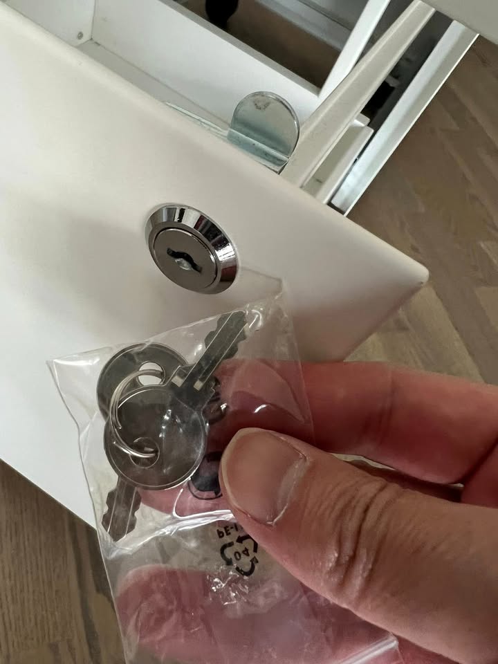 IKEA TROTTEN Drawer Unit on Casters – White, Like New - photo 5