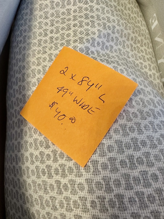 Grey & White Blackout Curtain Panels - photo 3