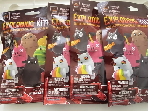 Exploding Kittens: Buildable Mini-Figure Blind Bag
