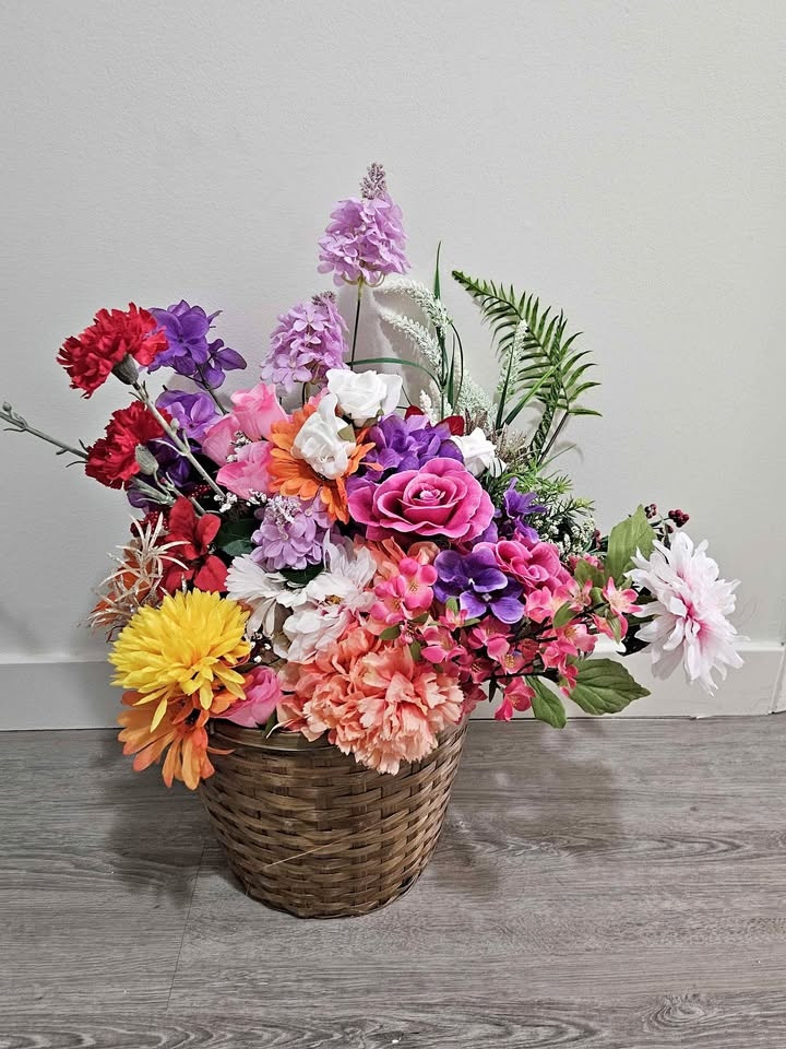 Random faux flowers