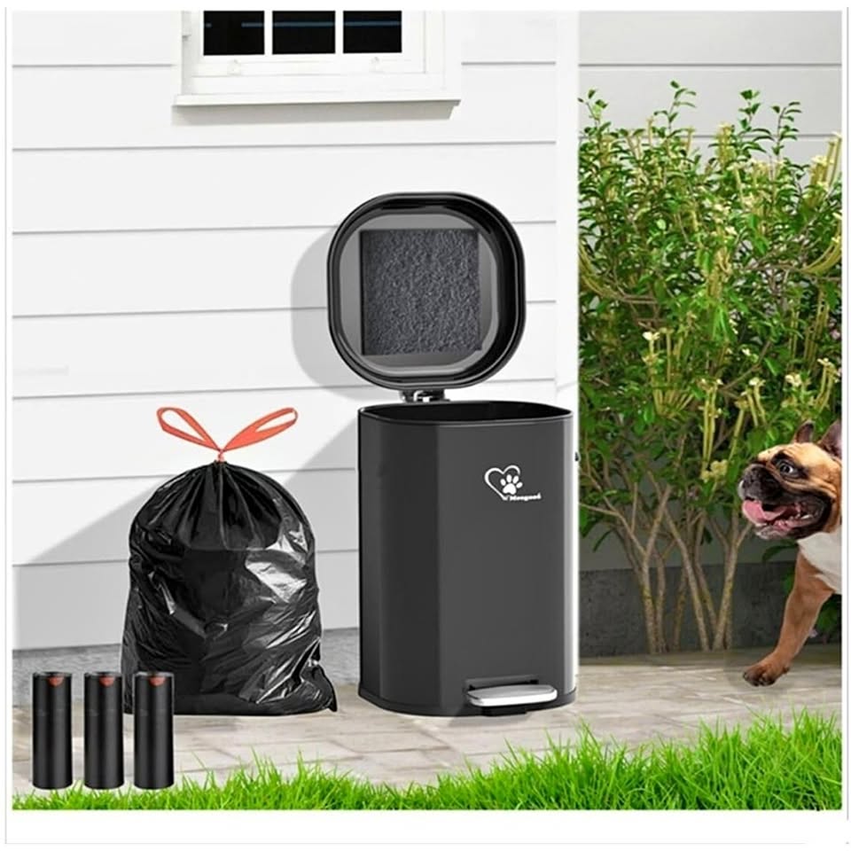 Meegood Outdoor Dog Poop Trash Can