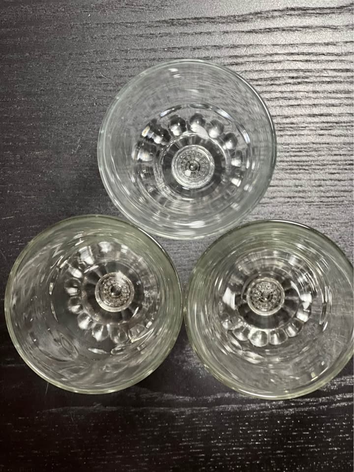 Vintage Anchor Hocking Boopie Footed Glasses - Set of 3 - photo 4