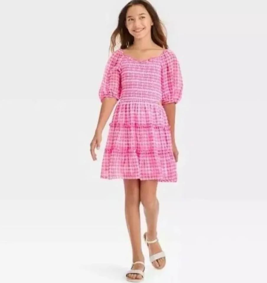 6 Pc Girls A New Day Pink Spring Dress Lot - photo 5
