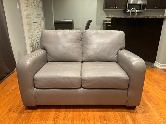 Leather couch’s