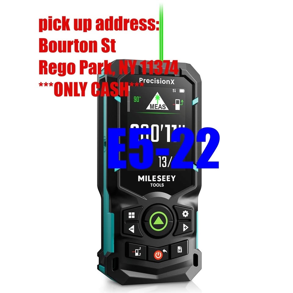 MILESEEY S50 Green-Beam Laser Distance Measure 400ft