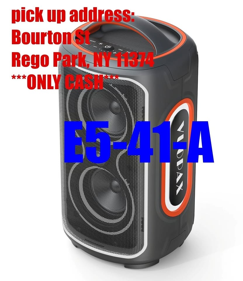 VUOPAX Portable Bluetooth Speaker 200W Loud Sound Party Lights