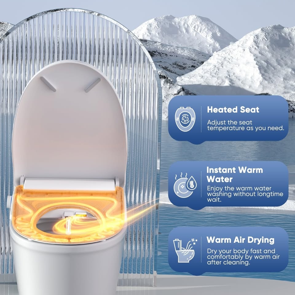Electric Bidet Toilet Seat with Wireless Remote - photo 5