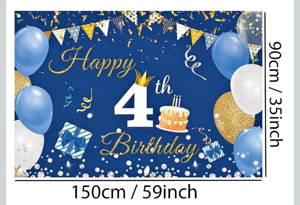 Birthday decor (back drop)