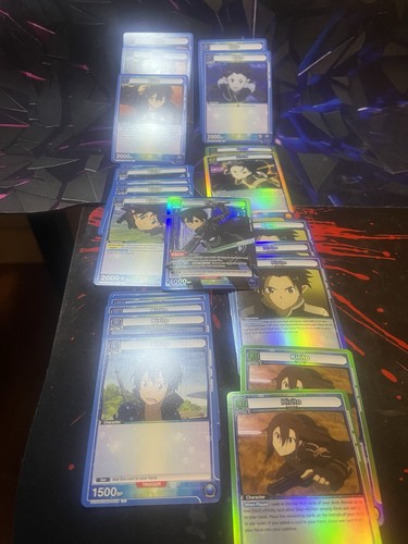 23 Lot Kirito - 8 Holo - Union Arena Kirito - SAO - photo 2