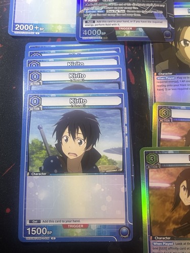 23 Lot Kirito - 8 Holo - Union Arena Kirito - SAO - photo 3