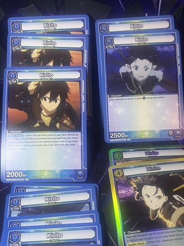 23 Lot Kirito - 8 Holo - Union Arena Kirito - SAO - photo 4