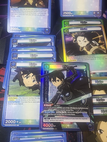 23 Lot Kirito - 8 Holo - Union Arena Kirito - SAO - photo 5
