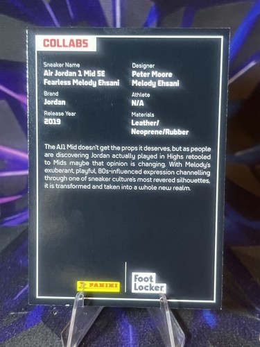 2022 Panini x Footlocker Air Jordan 1 Fearless Card - photo 2