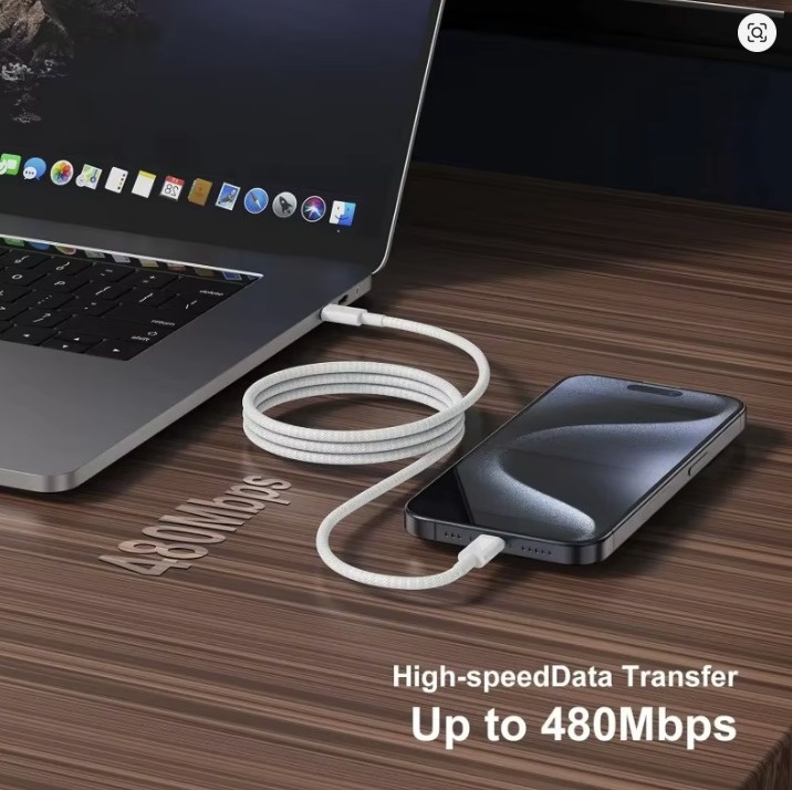 USB C Cable to USB C 100W Fast Charging Cable - photo 5