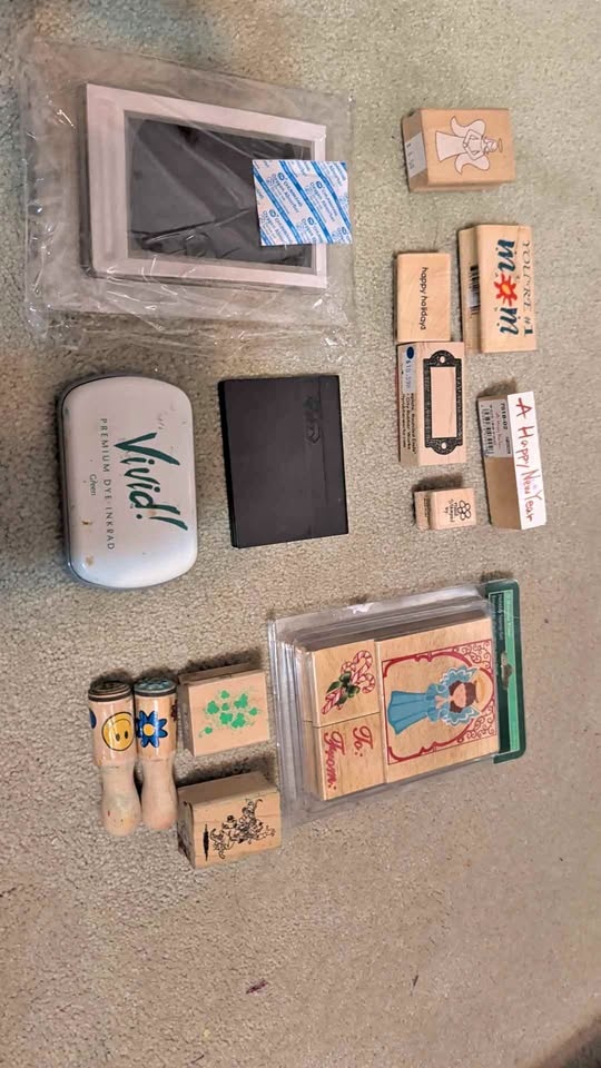 Stamp & Stamp Pads Set