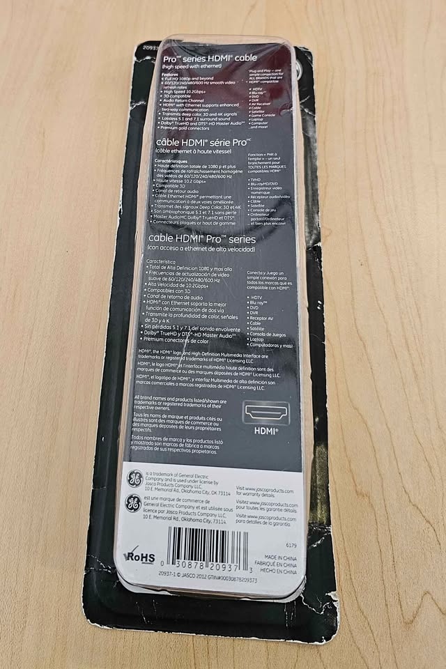 GE Pro Series 12 ft High Speed HDMI Cable - photo 3