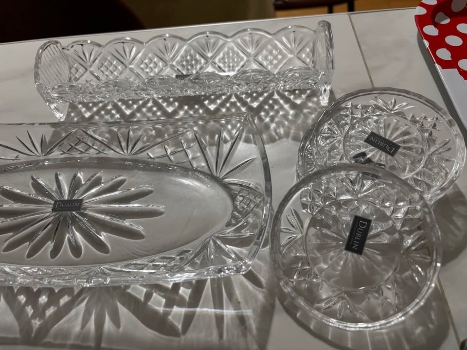 Serving trays- 4 Small Glass Coaster - photo 3