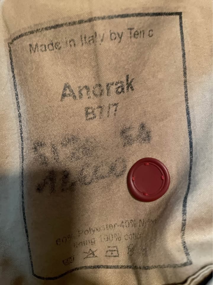 TEN C Anorak "Liam Gallagher Jacket" Parka Made In Italy - photo 2