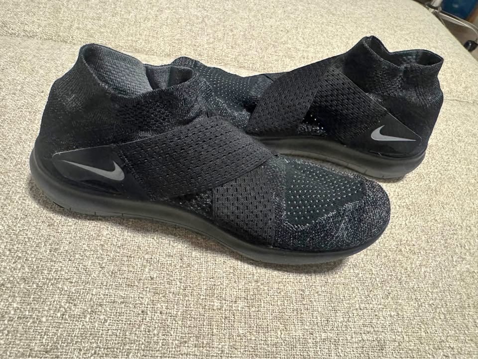 Nike Free Run Motion Flyknit 2017 - Black - Men's 9.5