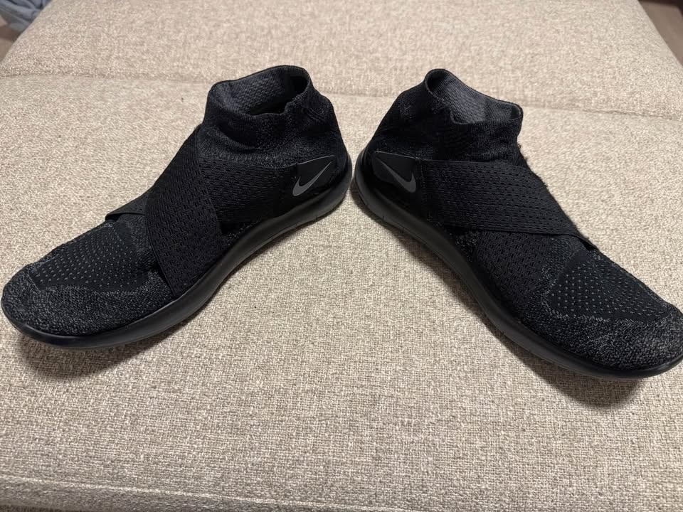 Nike Free Run Motion Flyknit 2017 - Black - Men's 9.5 - photo 4
