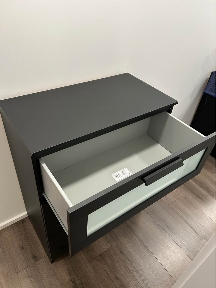 IKEA Brimnes 3-Drawer Dresser + SKUBB Organizers - photo 2