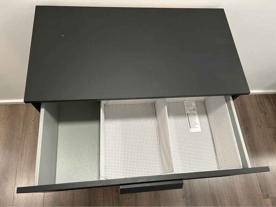 IKEA Brimnes 3-Drawer Dresser + SKUBB Organizers - photo 4