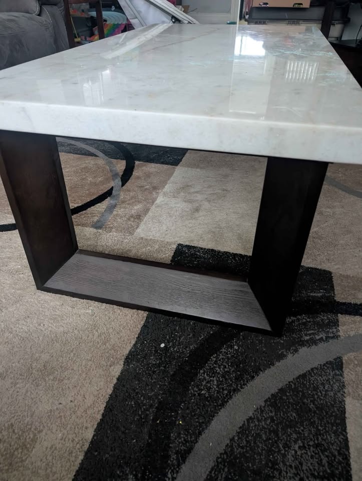 Coffee Marble Table - photo 2
