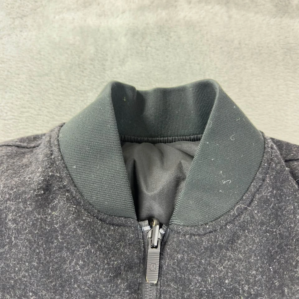 Lululemon Women's Size 8 Roam Far Wool Bomber Reversible - photo 2