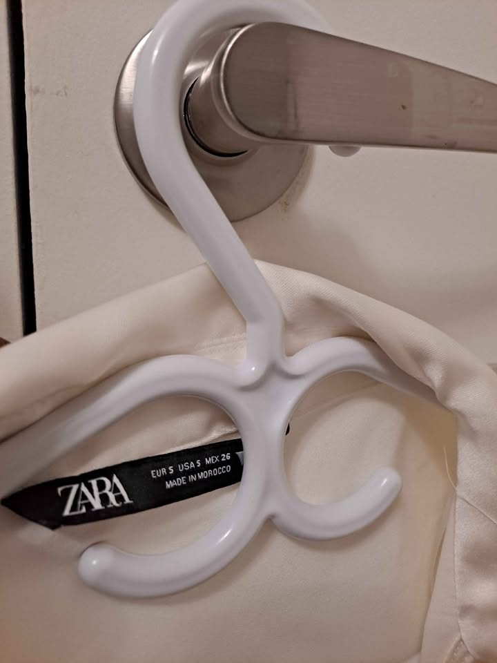 Zara Elegant Cream Tie-Front Blouse - photo 4