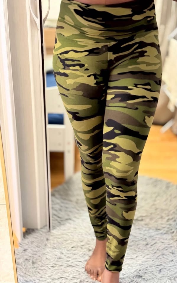 High Waisted Camouflage Leggings - photo 3