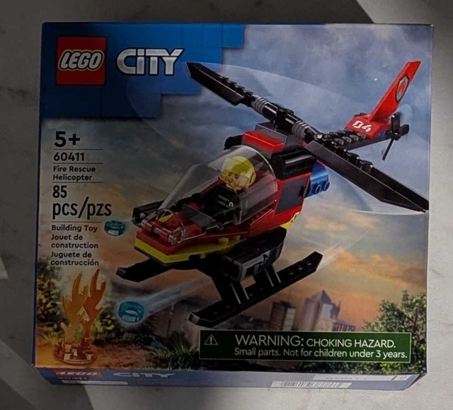 LEGO City 60411 Fire Rescue Helicopter