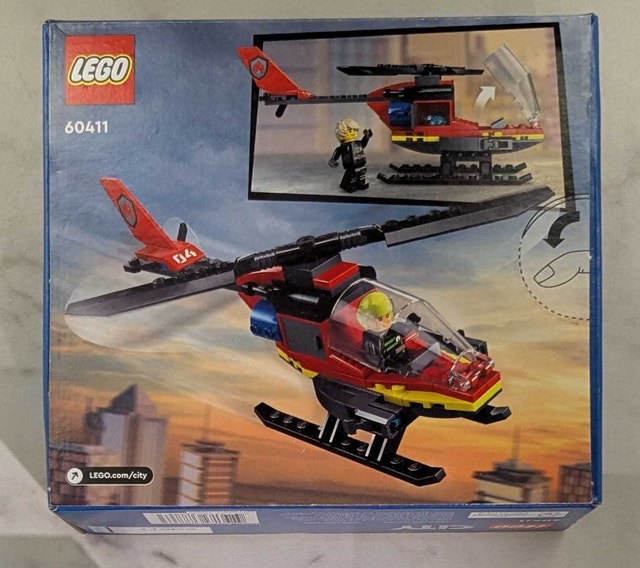 LEGO City 60411 Fire Rescue Helicopter - photo 2
