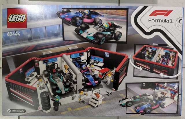 LEGO City 60444 F1 Garage & Mercedes AMG & Alpine Cars - photo 2