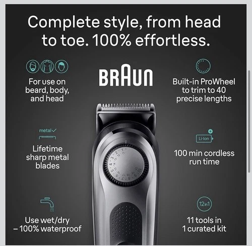 Braun All-in-One Style Kit Series 7, 11-in-1 Trimmer - photo 4