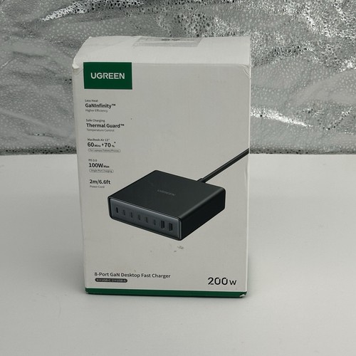 UGREEN 200W 8-Port GaN USB C Charger Block