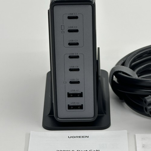 UGREEN 200W 8-Port GaN USB C Charger Block - photo 2