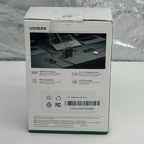 UGREEN 200W 8-Port GaN USB C Charger Block - photo 4