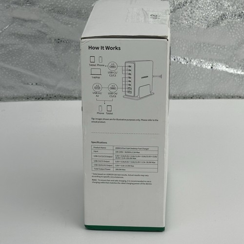 UGREEN 200W 8-Port GaN USB C Charger Block - photo 5