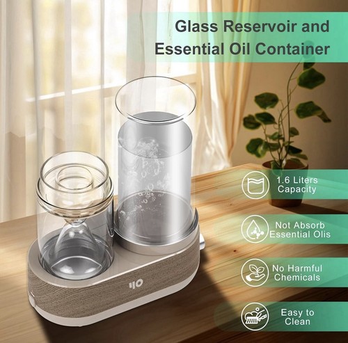 Y&O Glass Essential Oil Diffuser, 1600ml Aromatherapy Diffuser - photo 4