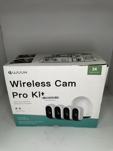 WUUK 2K Outdoor Security Cameras System