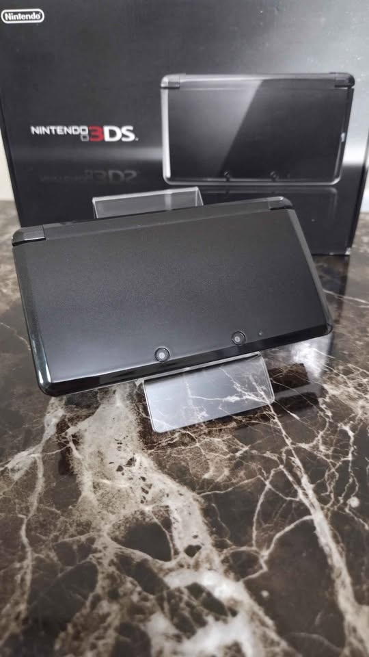 Modded Cosmo Black 3DS CIB | Gengar Lens | 32GB | hShop - photo 5