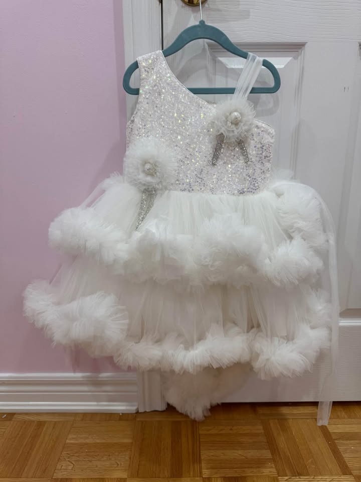 Girls party wear princess style dress 4-5 years - photo 2