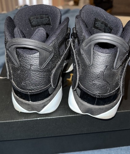 Size 5.5 (GS) Jordan 6 Rings Mid Black - 323419-011 - photo 4